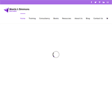 Tablet Screenshot of morrissimmons.com